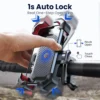 Joyroom Universal Bike Phone Holder 360° View Bicycle Phone Holder for 4.7-7 inch Mobile Phone Stand Shockproof Bracket GPS Clip