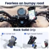 Joyroom Universal Bike Phone Holder 360° View Bicycle Phone Holder for 4.7-7 inch Mobile Phone Stand Shockproof Bracket GPS Clip